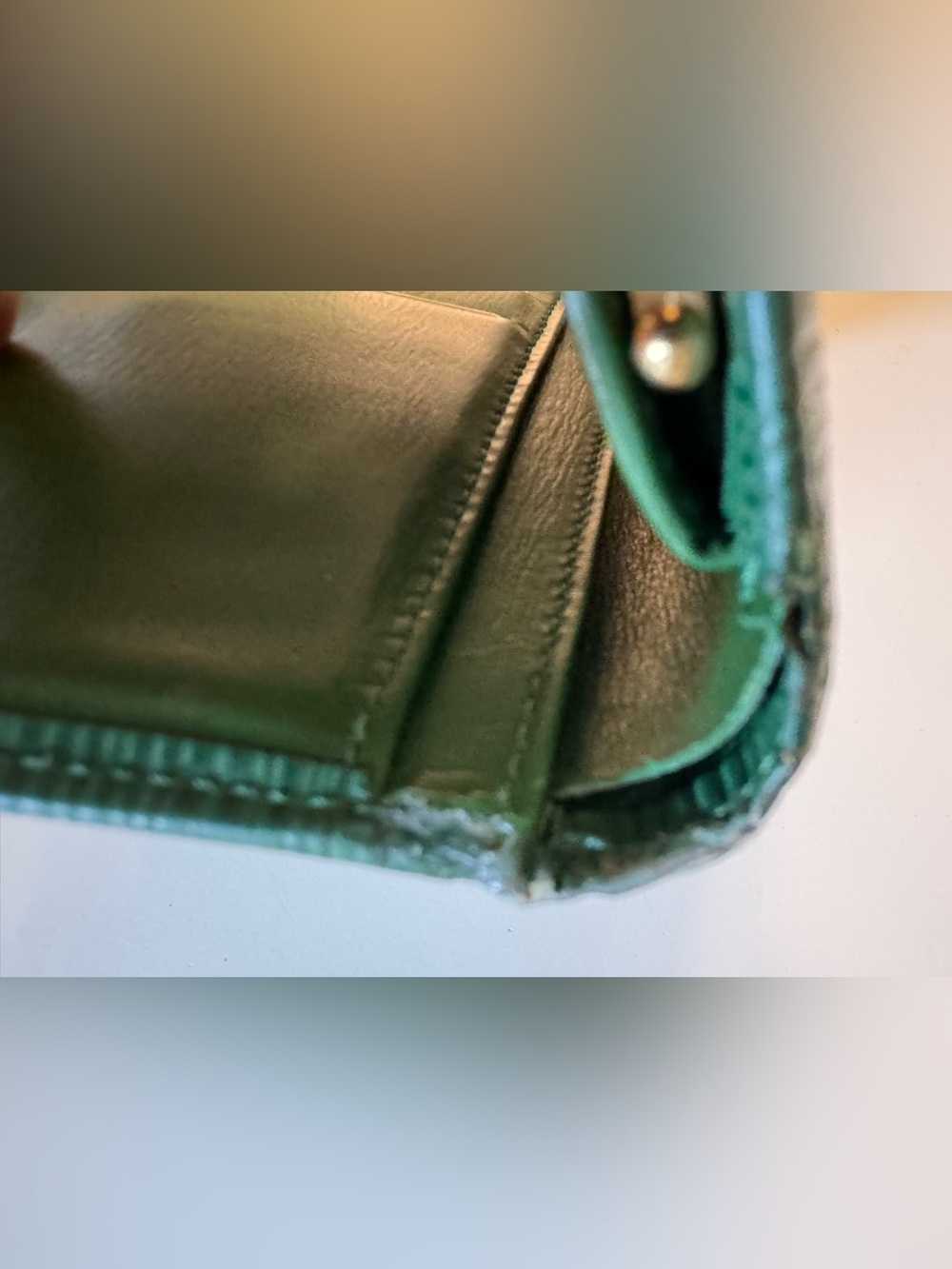 Vintage Louis Vuitton Portefeuille Viennois Borneo Green Gold Hardware 1996 COA - Picture 8 of 11